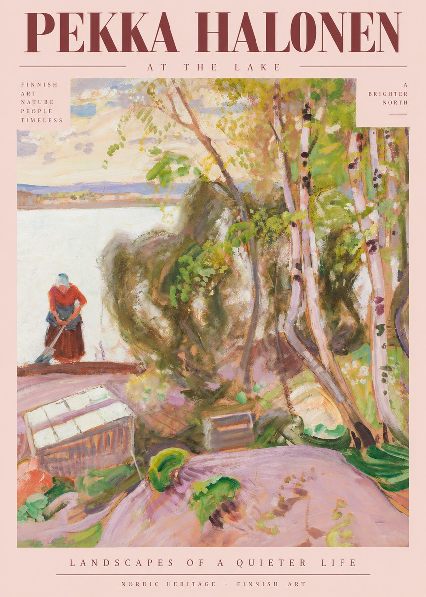 Pekka Halonen At the Lake No5 - Plakát