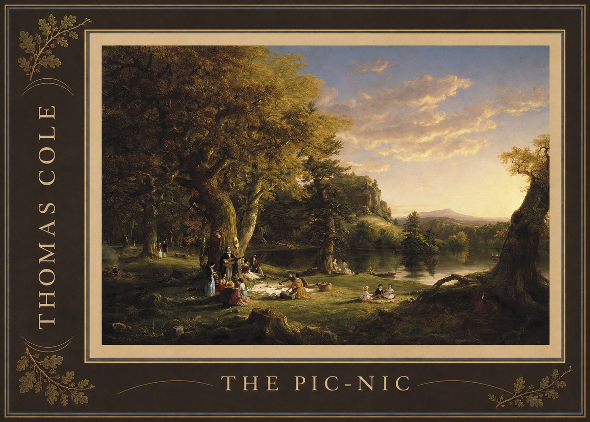 Thomas Cole The Pic-nic II No2 - Plakát