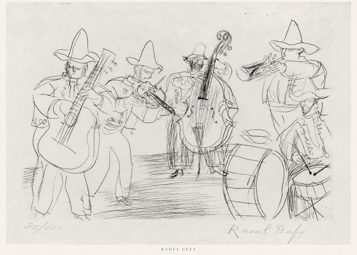 Raoul Dufy Musicians No6 - Plakát