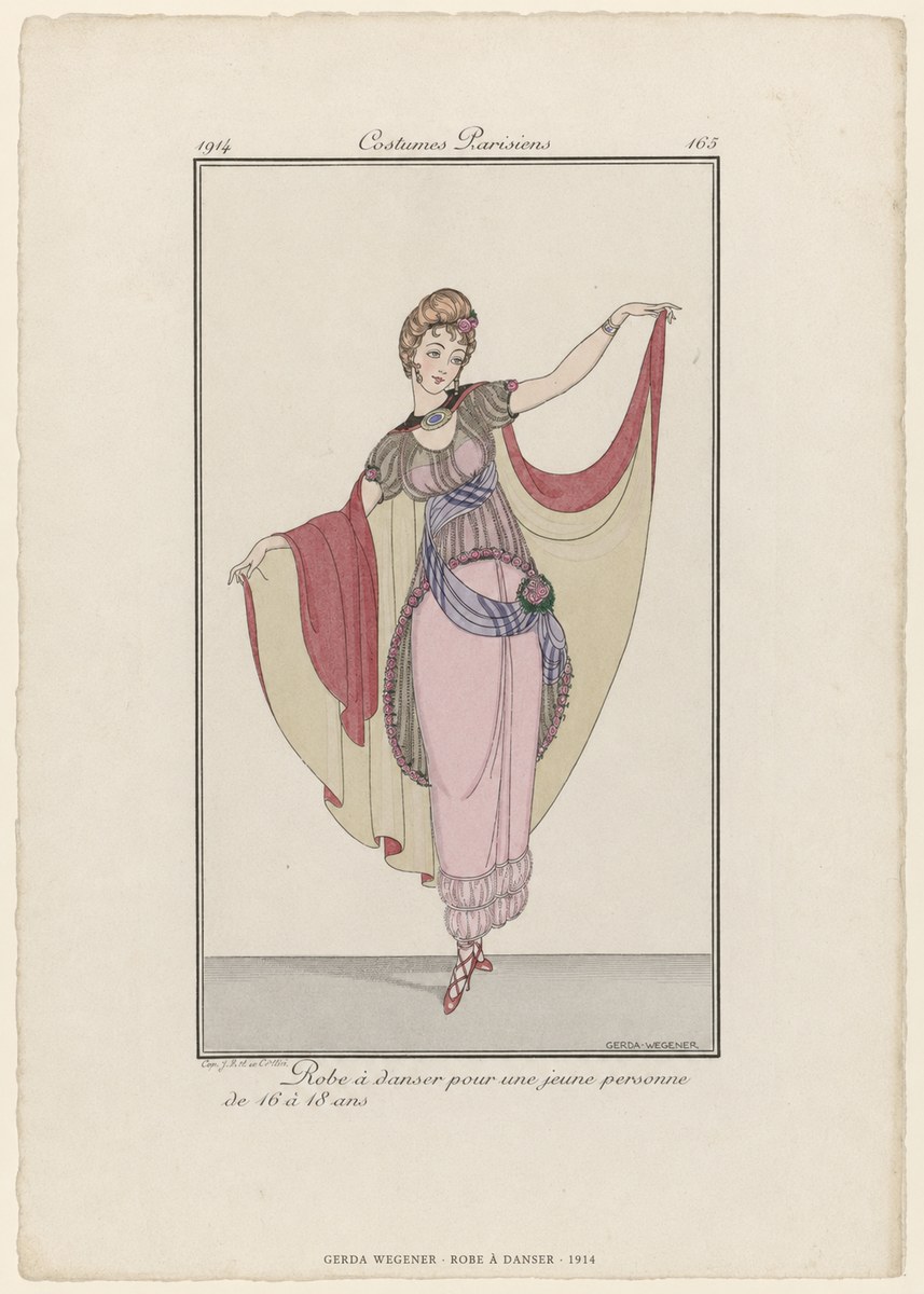 Gerda Wegener Robe À Danser No6 - Plakát