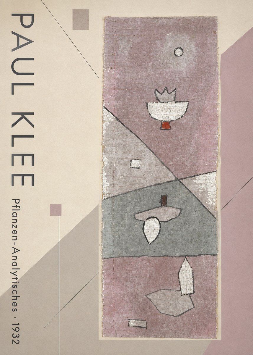 Paul Klee Pflanzen-analytisches No2 - Plakát