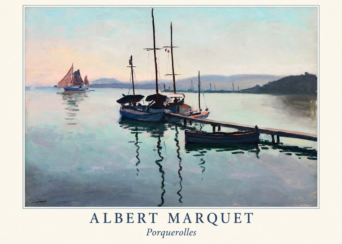 Albert Marquet Porquerolles No4 - Plakát