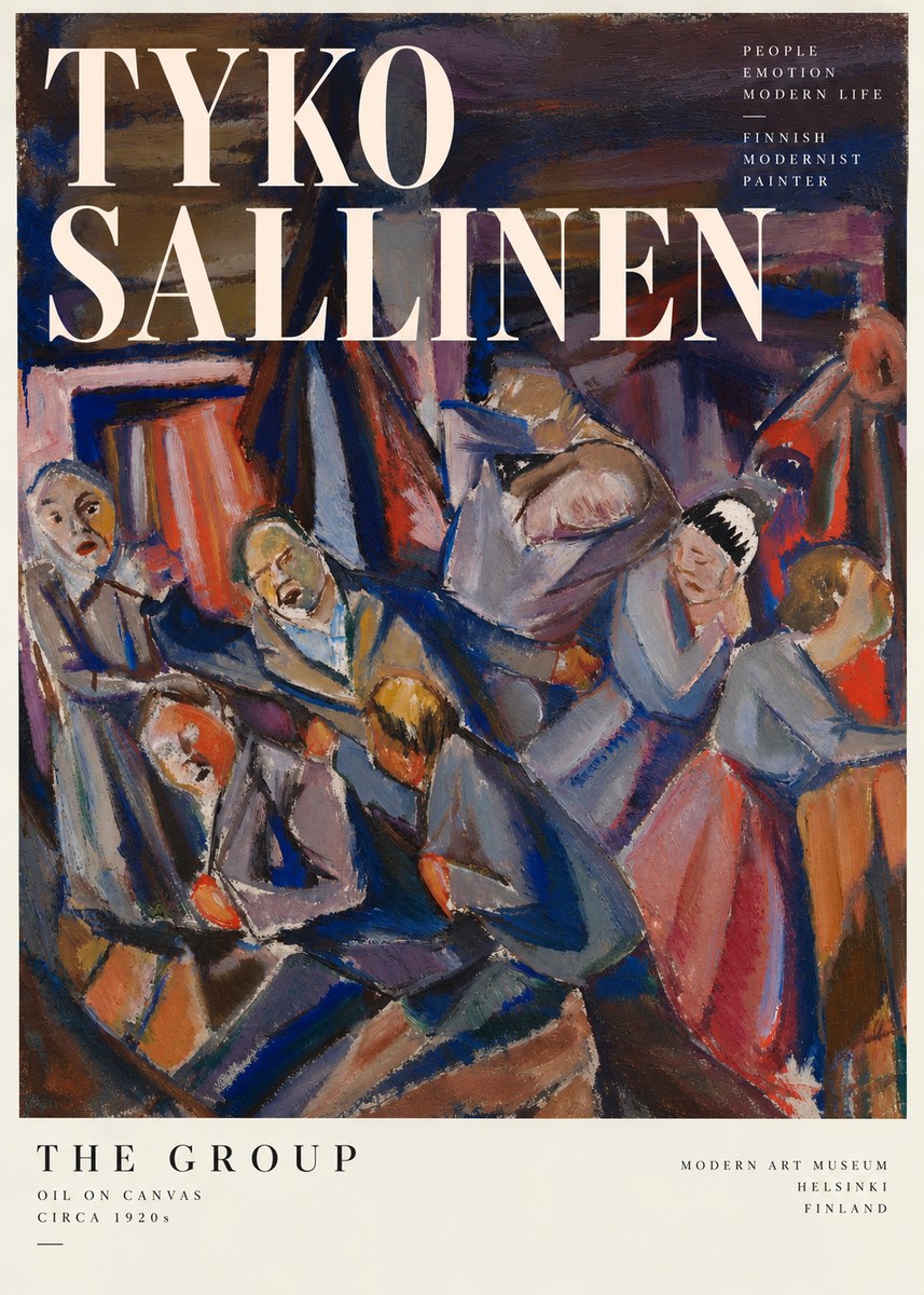 Tyko Sallinen The Group No5 - Plakát