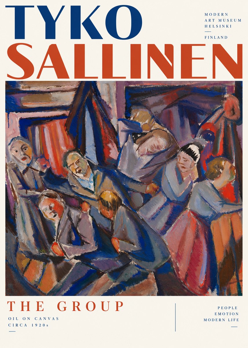 Tyko Sallinen The Group No6 - Plakát