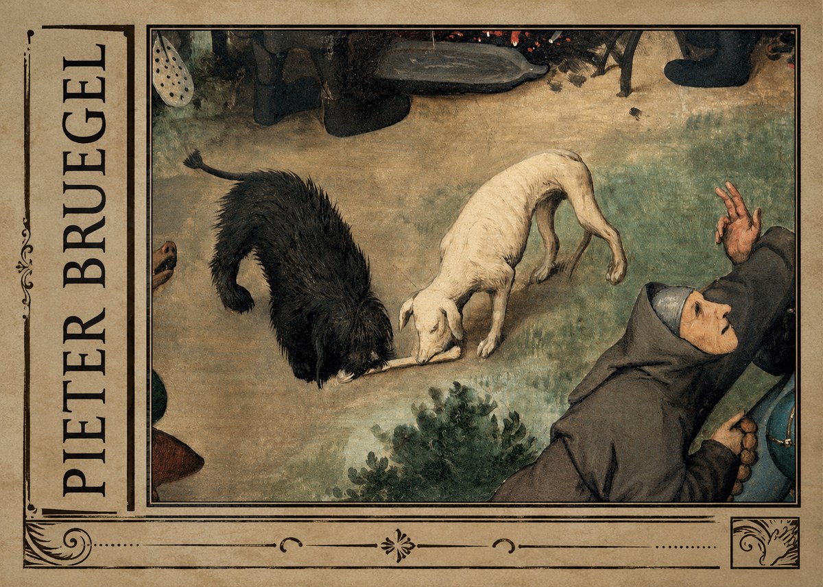 Pieter Bruegel The Beggars No2 - Plakát