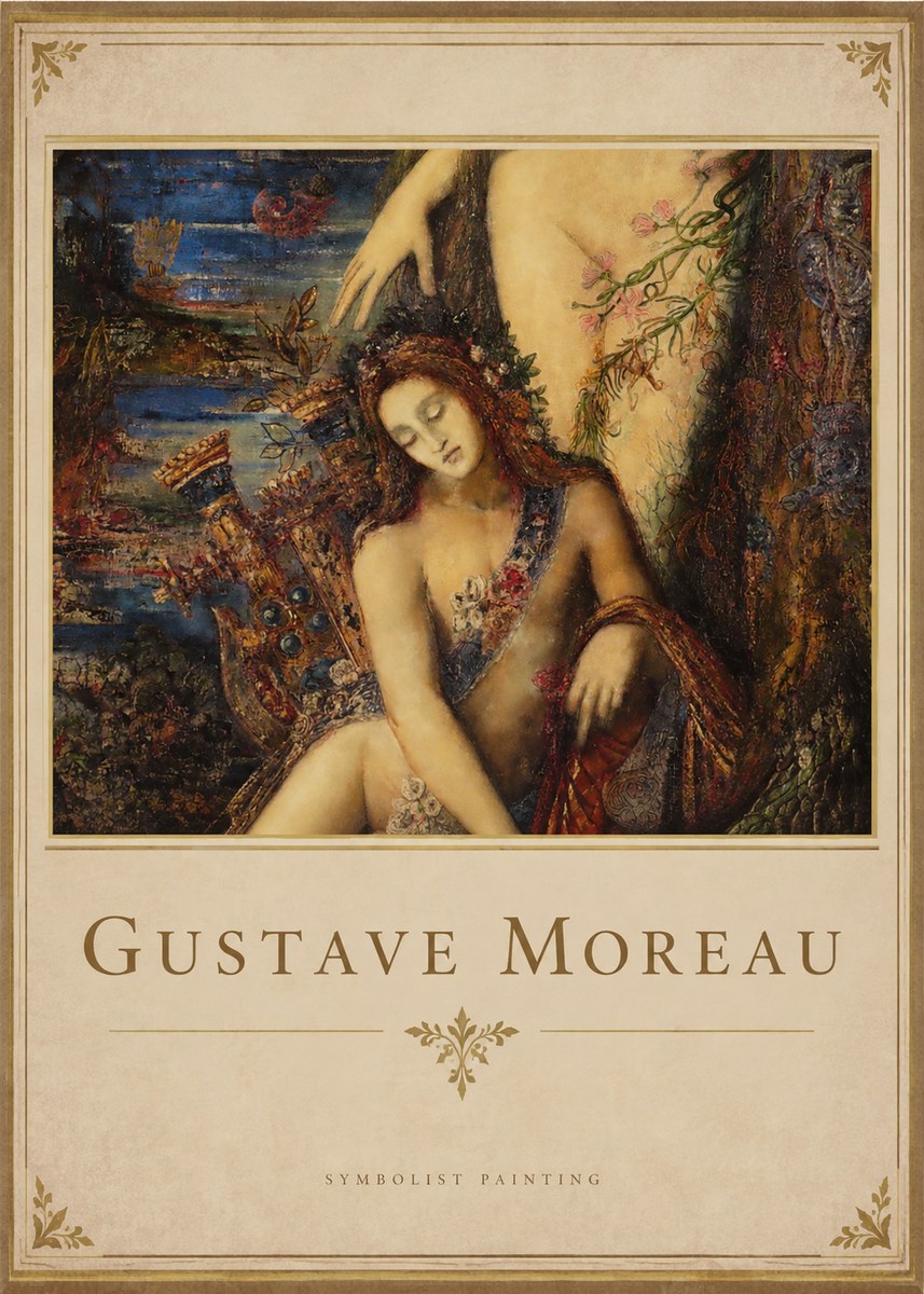 Gustave Moreau Symbolist Painting No1 - Plakát