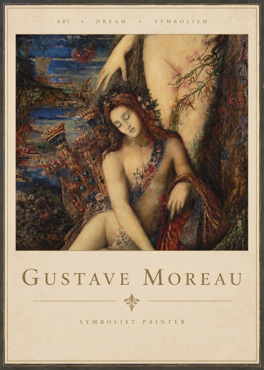 Gustave Moreau Symbolist Painting No3 - Plakát