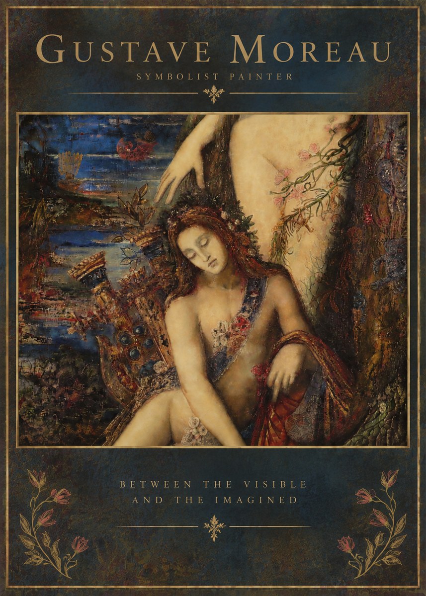 Gustave Moreau Symbolist Painting No5 - Plakát