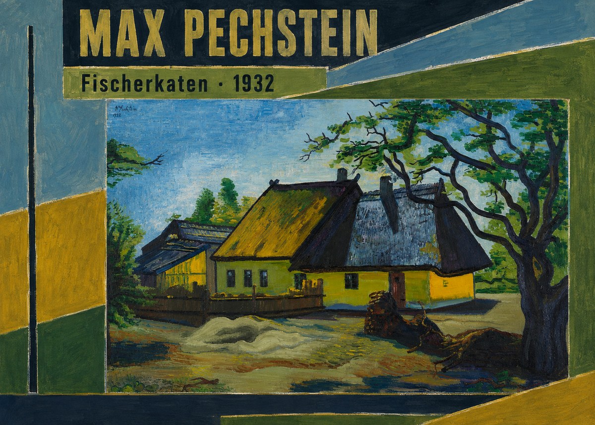 Max Pechstein Fischerkaten No6 - Plakát