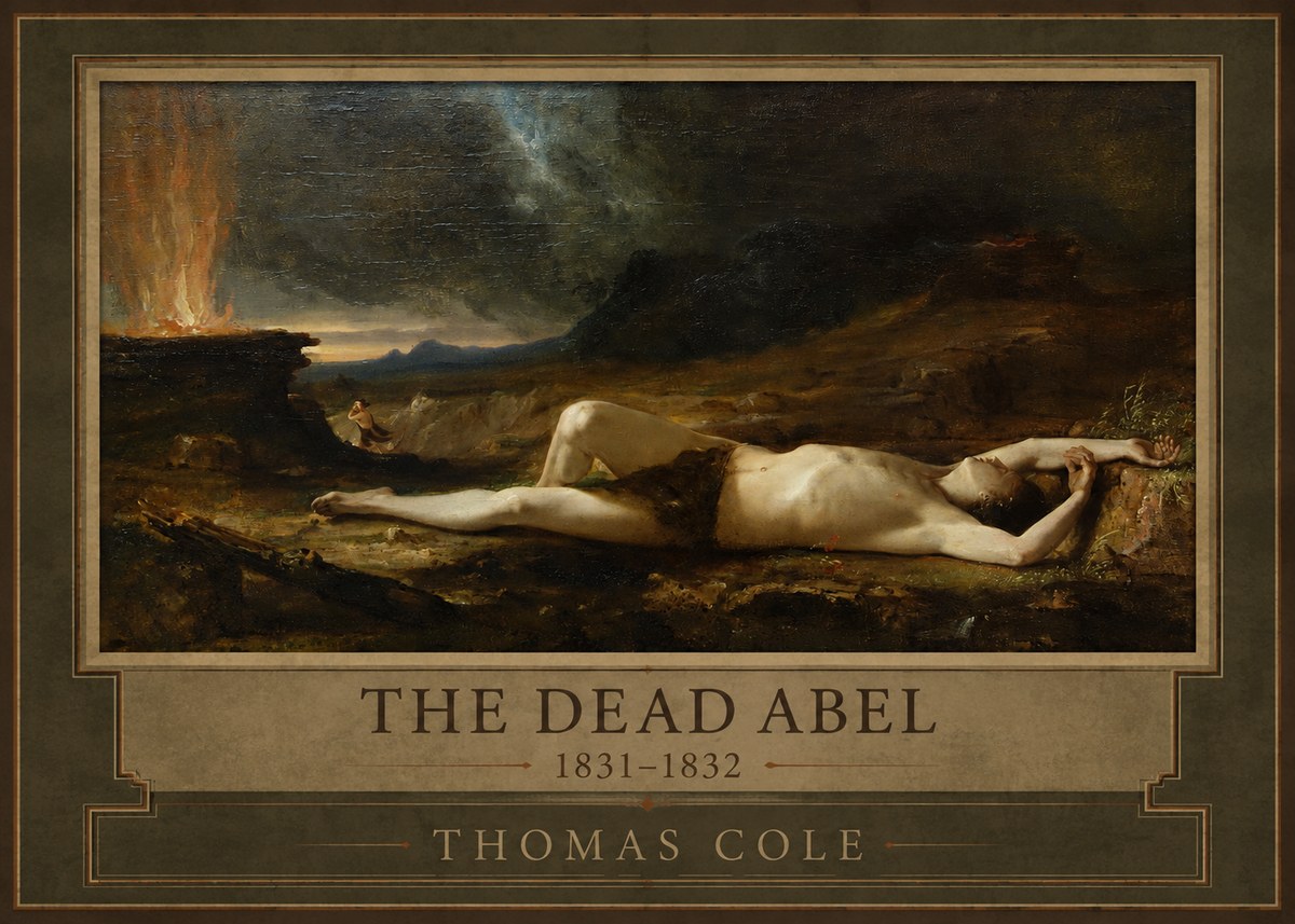 Thomas Cole The Dead Abel No1 - Plakát
