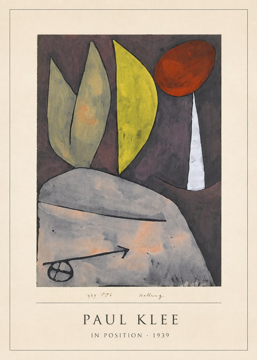 Paul Klee In Position No3 - Plakát