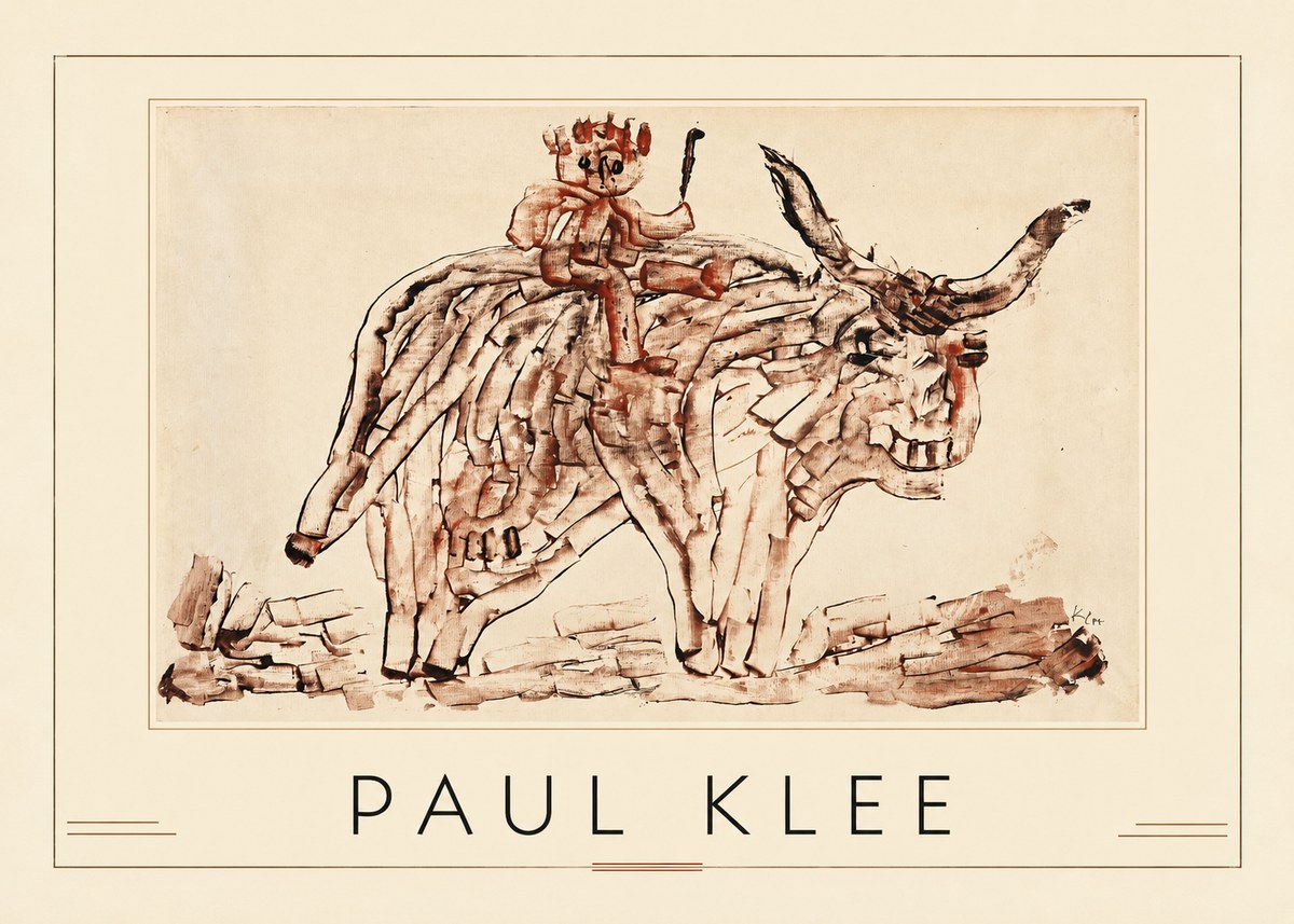 Paul Klee Bear Rider No1 - Plakát