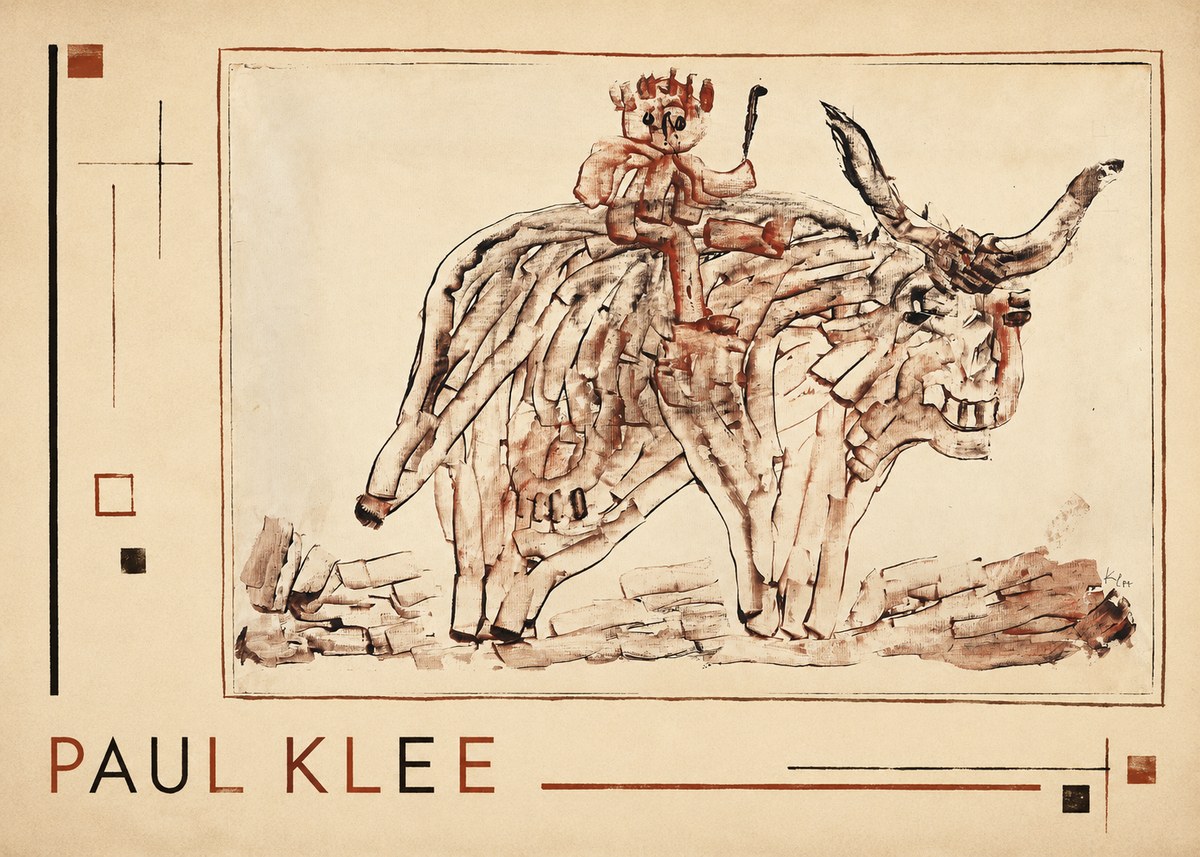 Paul Klee Bear Rider No2 - Plakát