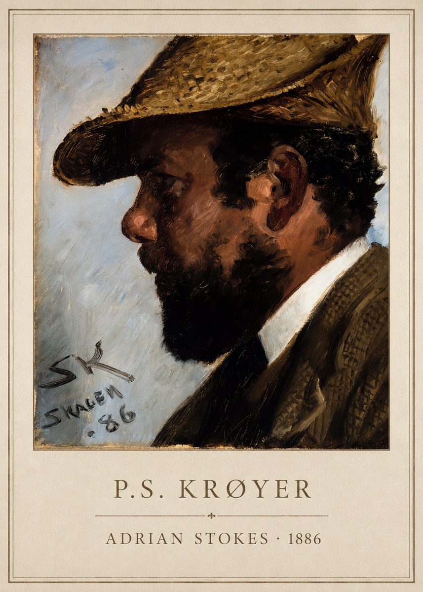 P.S. Krøyer Adrian Stokes No6 - Plakát