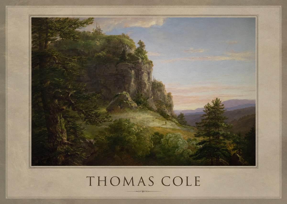 Thomas Cole Landscape, the Old Mill No4 - Plakát