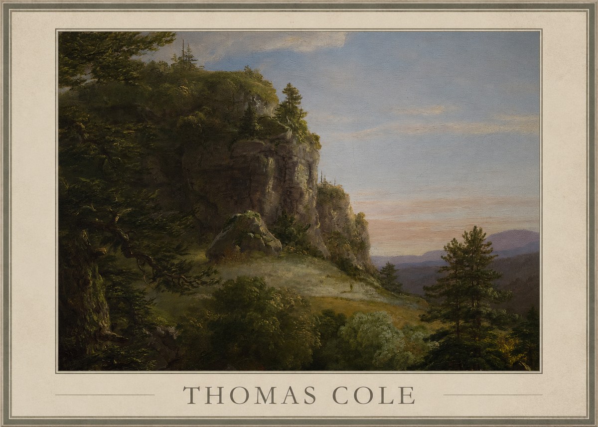 Thomas Cole Landscape, the Old Mill No5 - Plakát