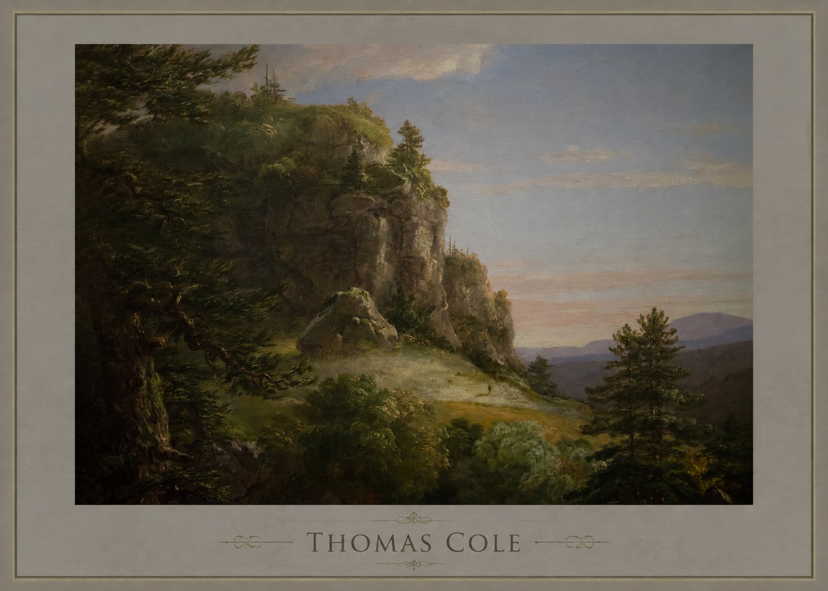 Thomas Cole Landscape, the Old Mill No6 - Plakát