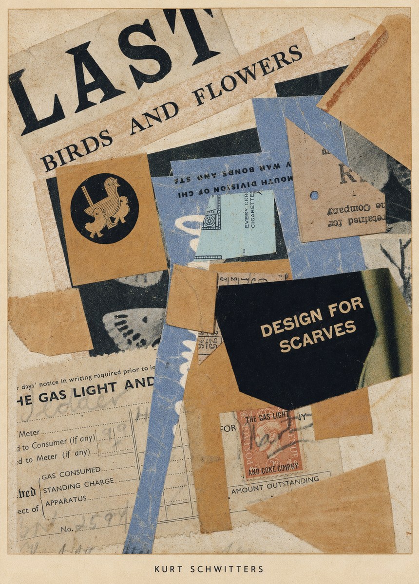 Kurt Schwitters Last Birds and Flowers No5 - Plakát