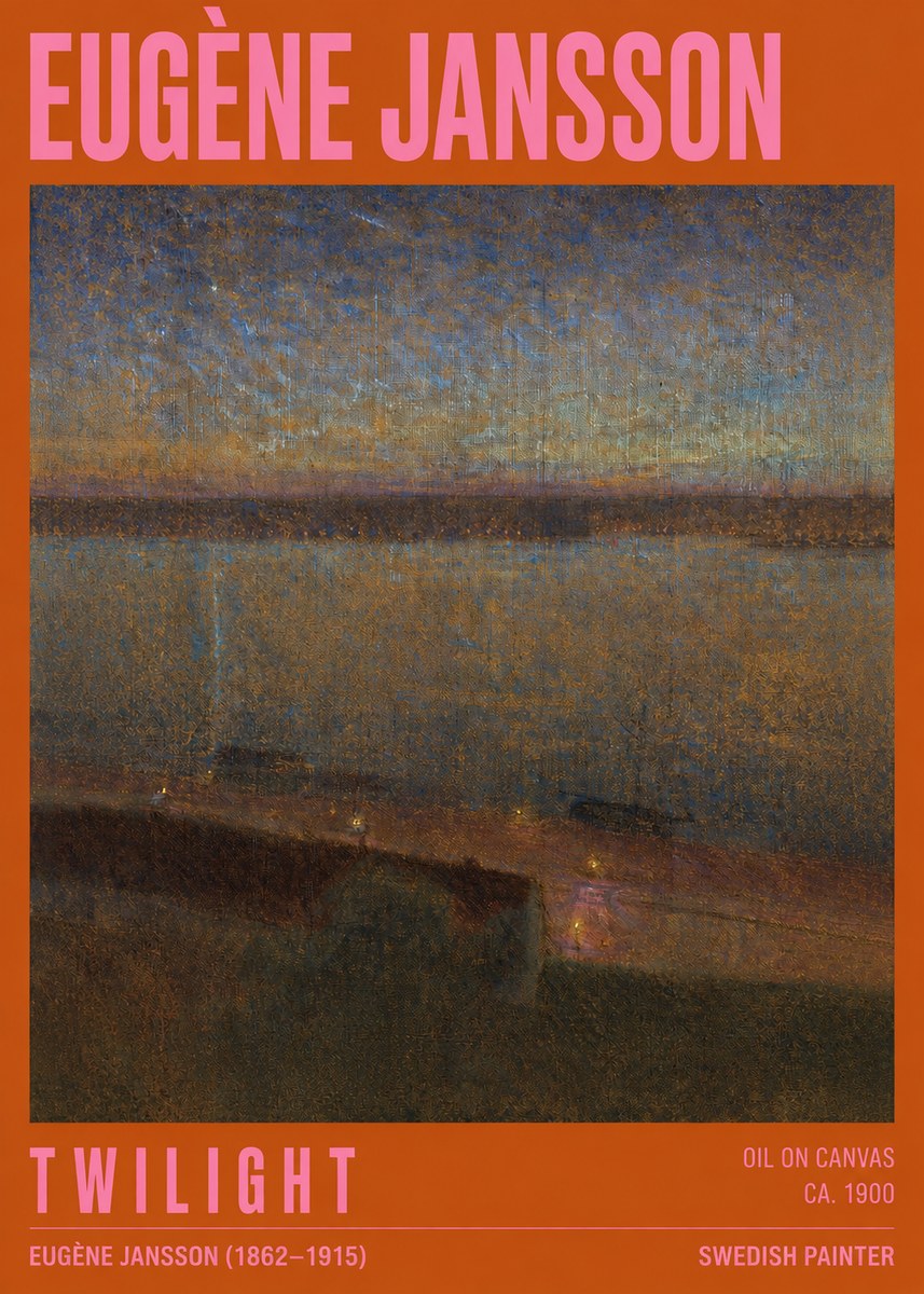 Eugène Jansson Twilight No2 - Plakát