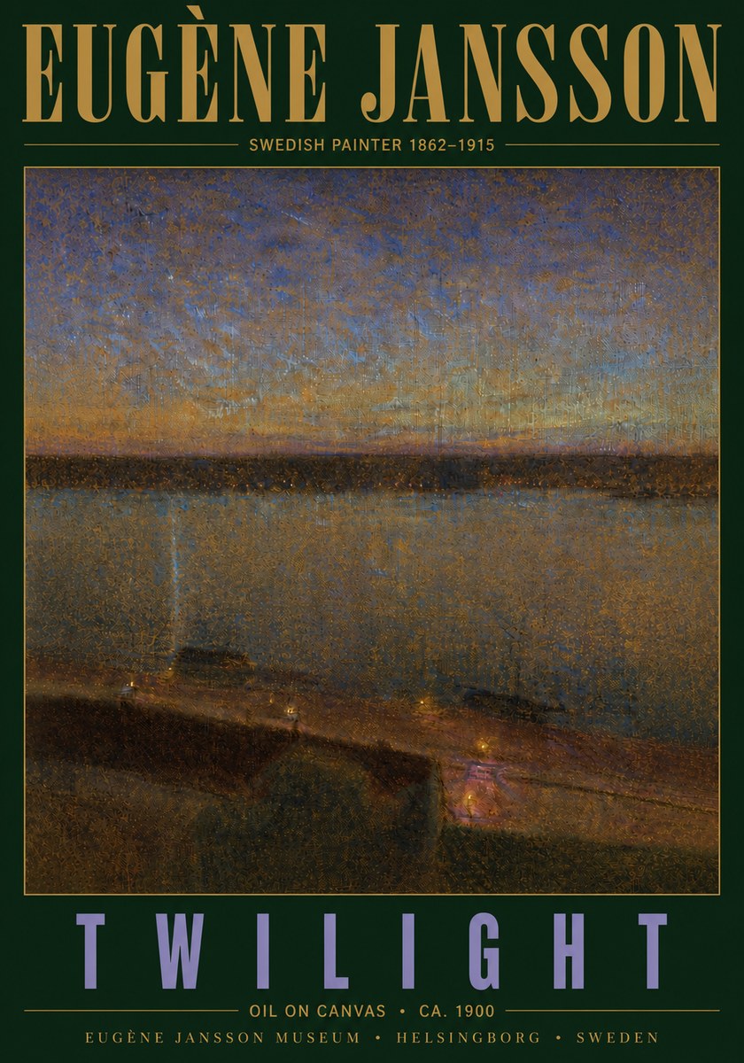 Eugène Jansson Twilight No5 - Plakát