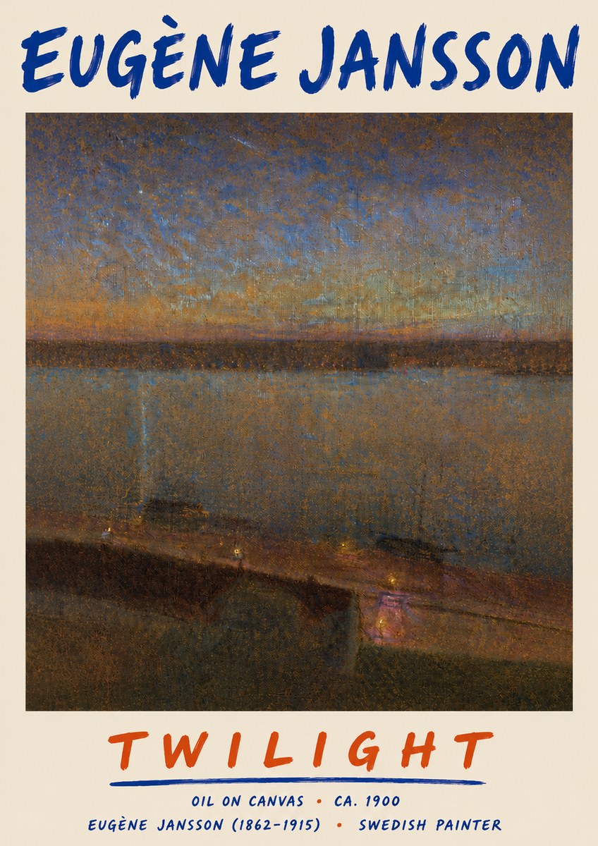 Eugène Jansson Twilight No6 - Plakát