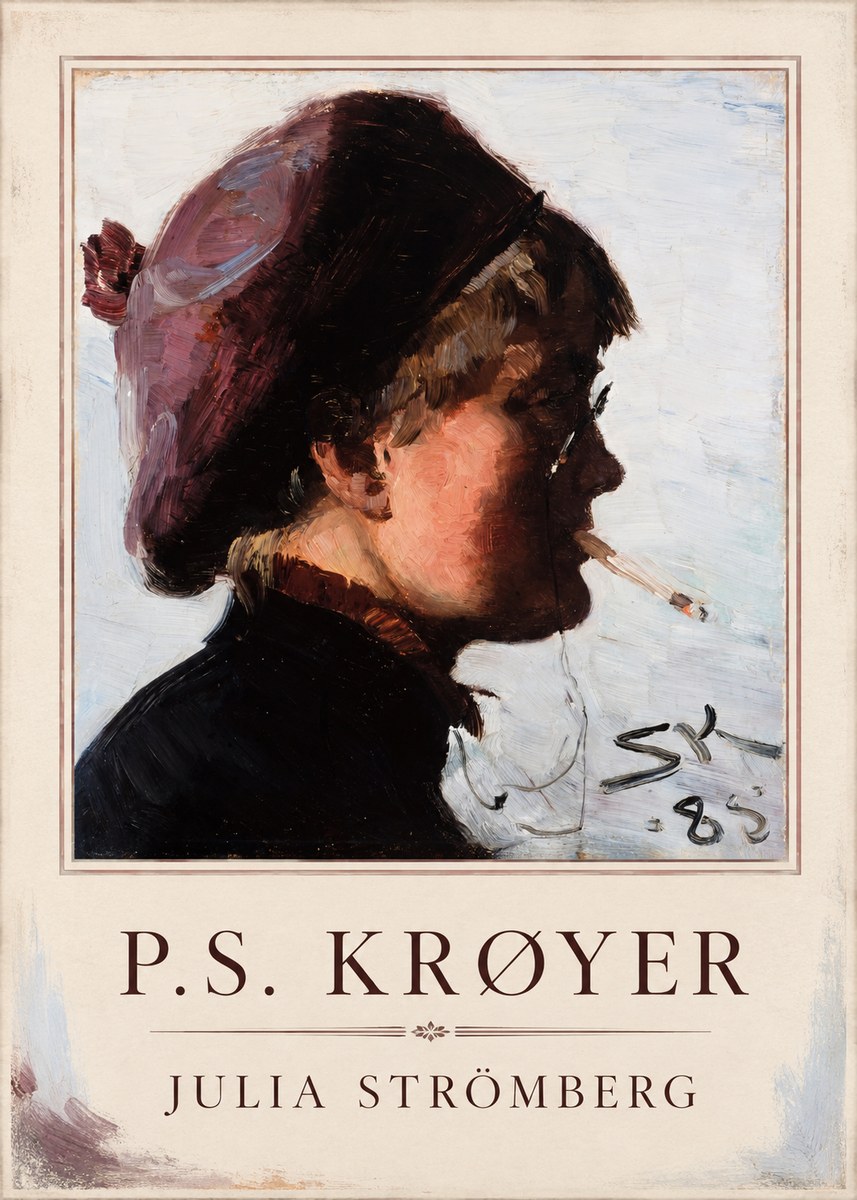 P.S. Krøyer Julia Strömberg No1 - Plakát