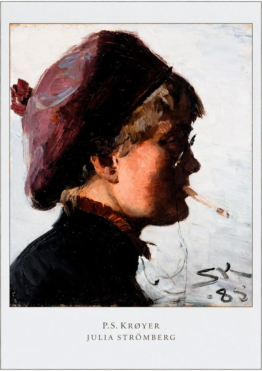 P.S. Krøyer Julia Strömberg No6 - Plakát