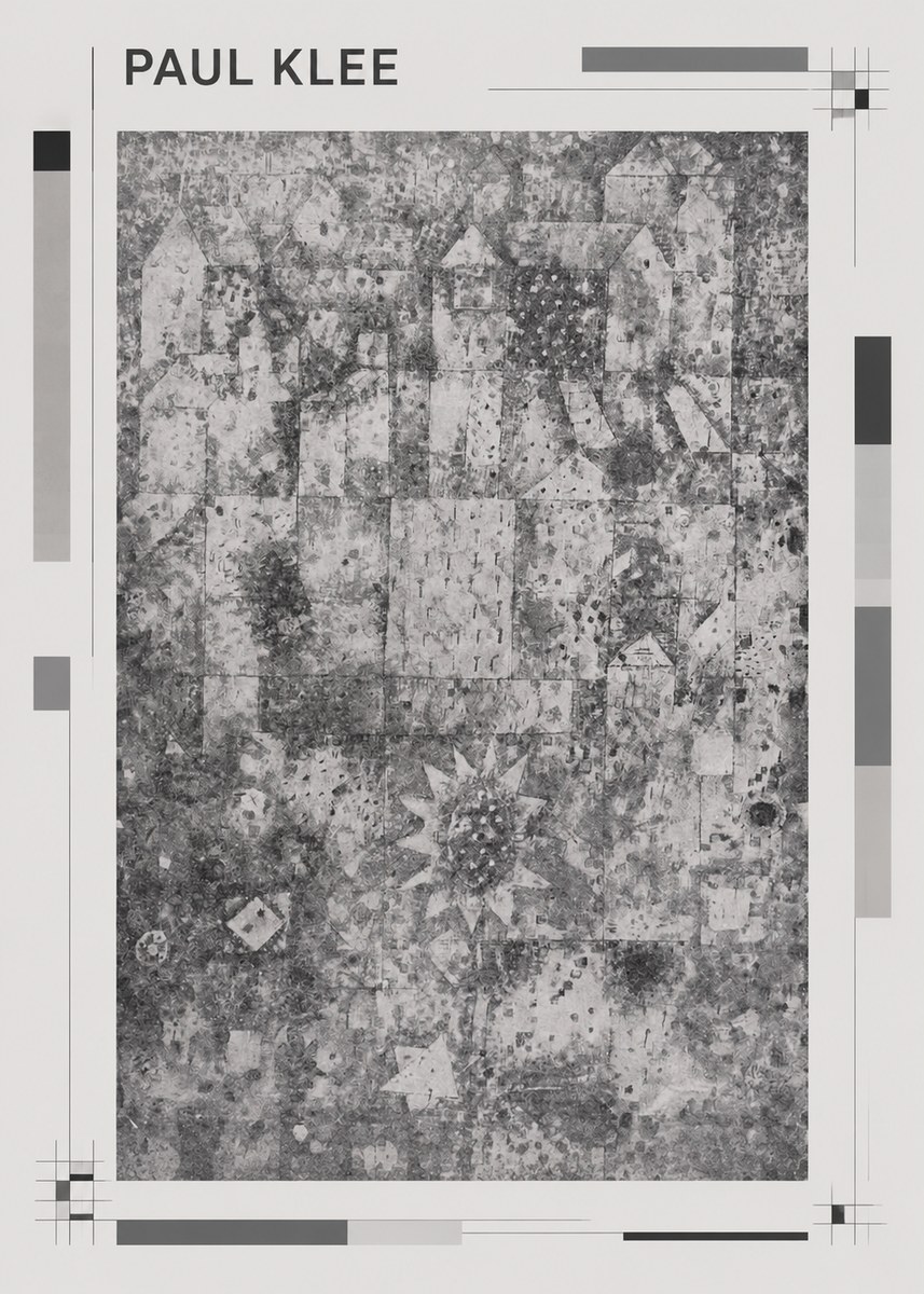 Paul Klee Town and Country No1 - Plakát