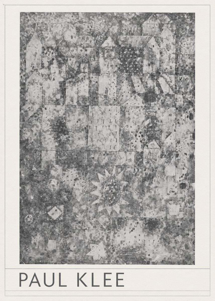 Paul Klee Town and Country No3 - Plakát