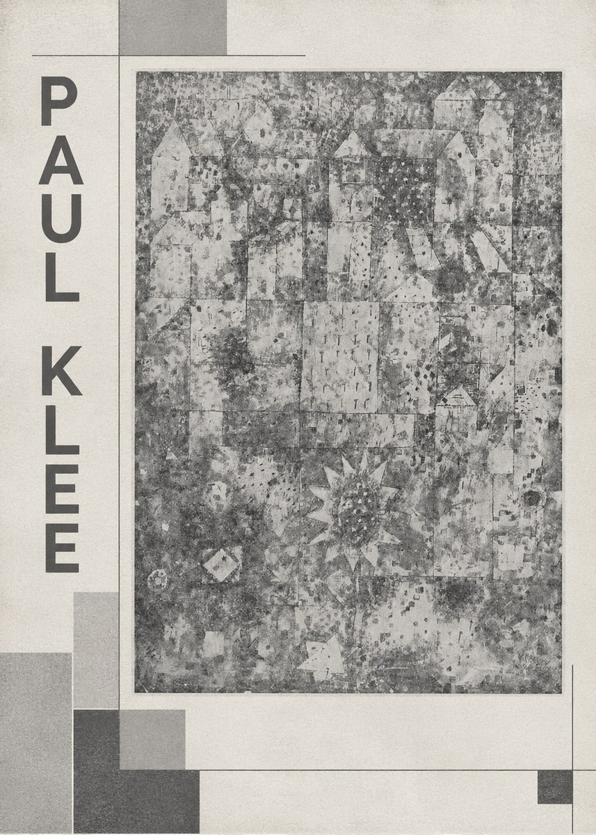 Paul Klee Town and Country No4 - Plakát