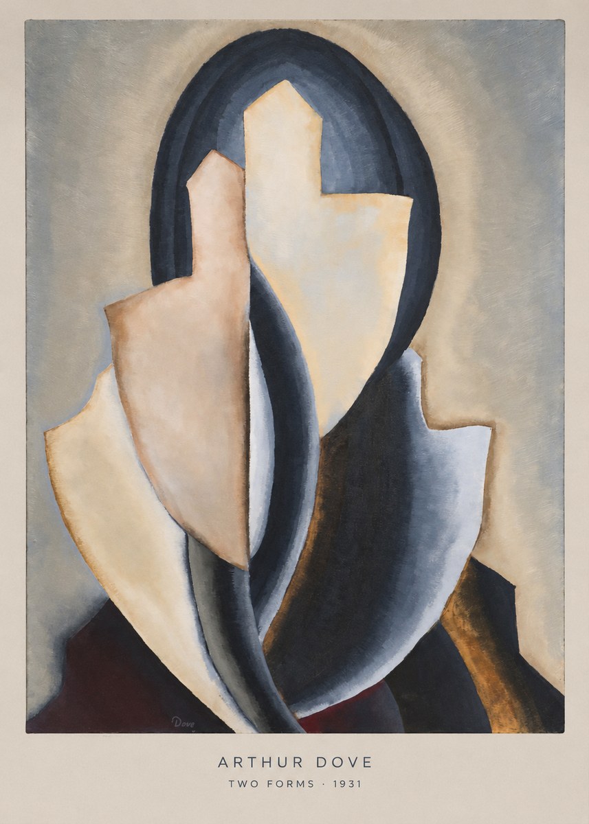 Arthur Dove Two Forms No6 - Plakát