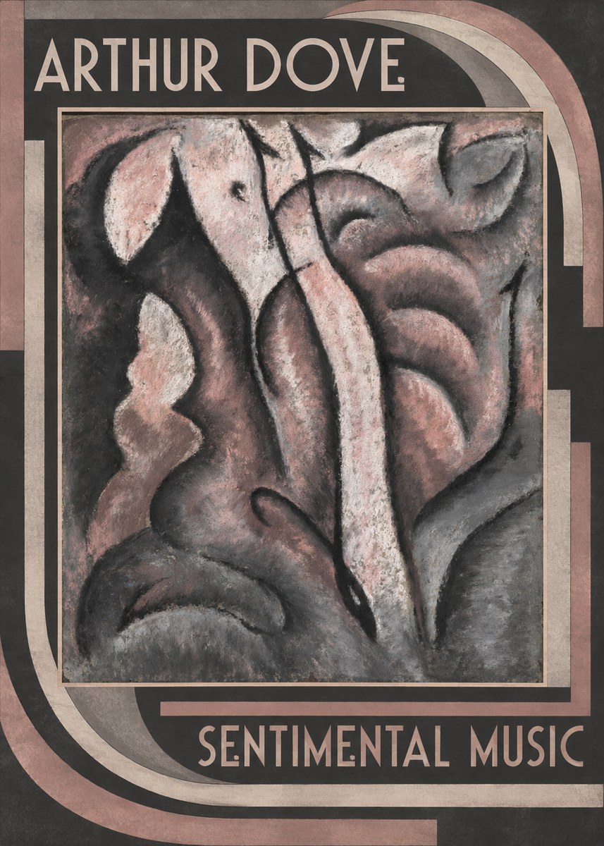 Arthur Dove Sentimental Music II No3 - Plakát
