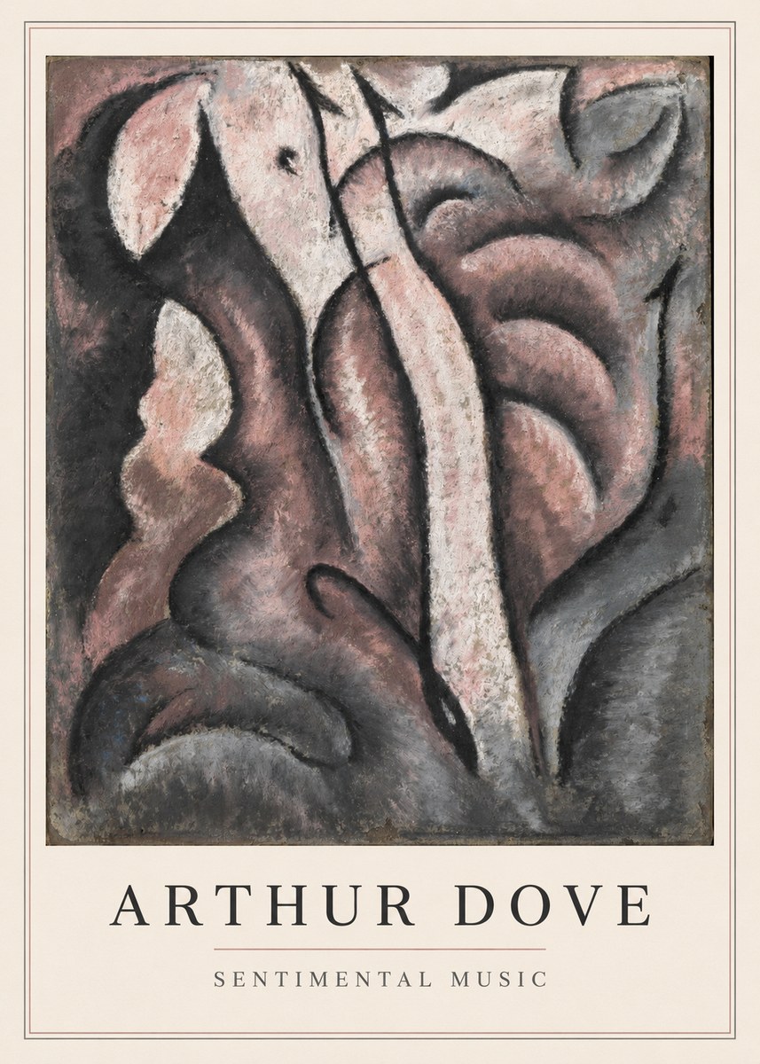 Arthur Dove Sentimental Music II No4 - Plakát