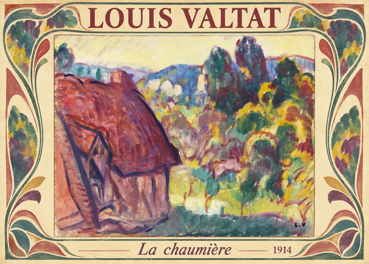Louis Valtat La Chaumière No4 - Plakát