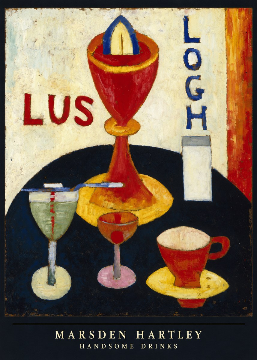 Marsden Hartley Handsome Drinks No6 - Plakát