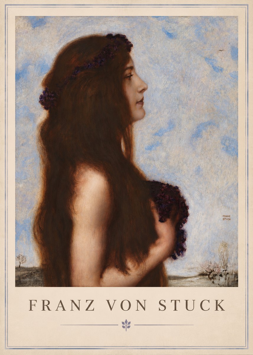 Franz von Stuck Frühlingsreigen No3 - Plakát