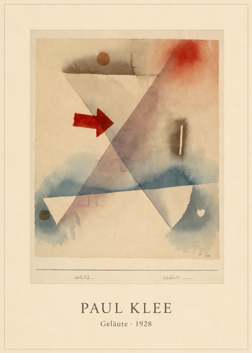 Paul Klee Geläute No4 - Plakát
