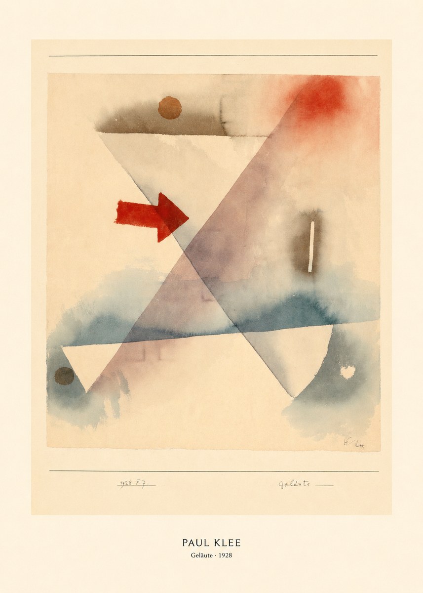 Paul Klee Geläute No5 - Plakát