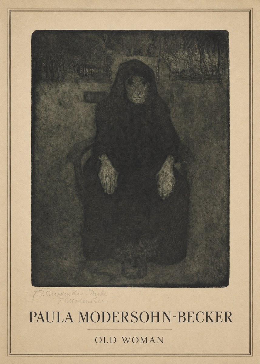 Paula Modersohn-Becker Old Woman No1 - Plakát