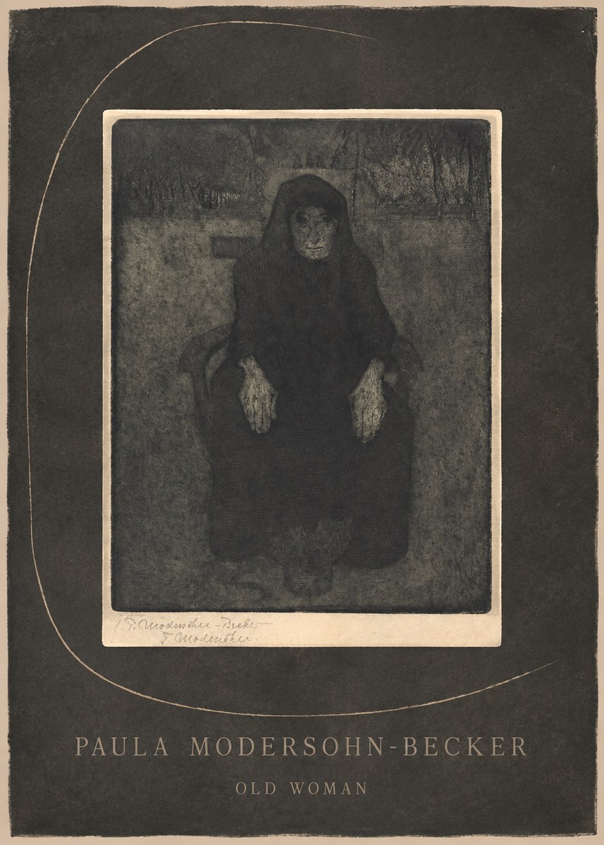 Paula Modersohn-Becker Old Woman No3 - Plakát