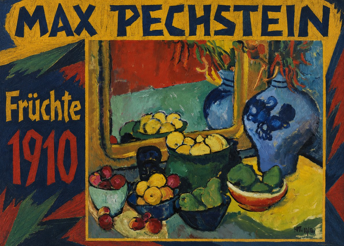 Max Pechstein Früchte 1910 No1 - Plakát
