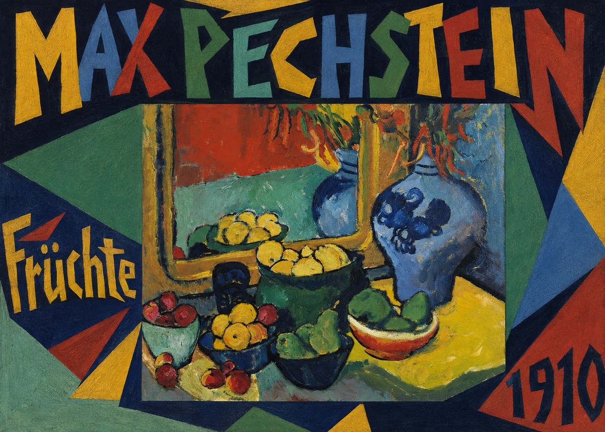 Max Pechstein Früchte 1910 No6 - Plakát
