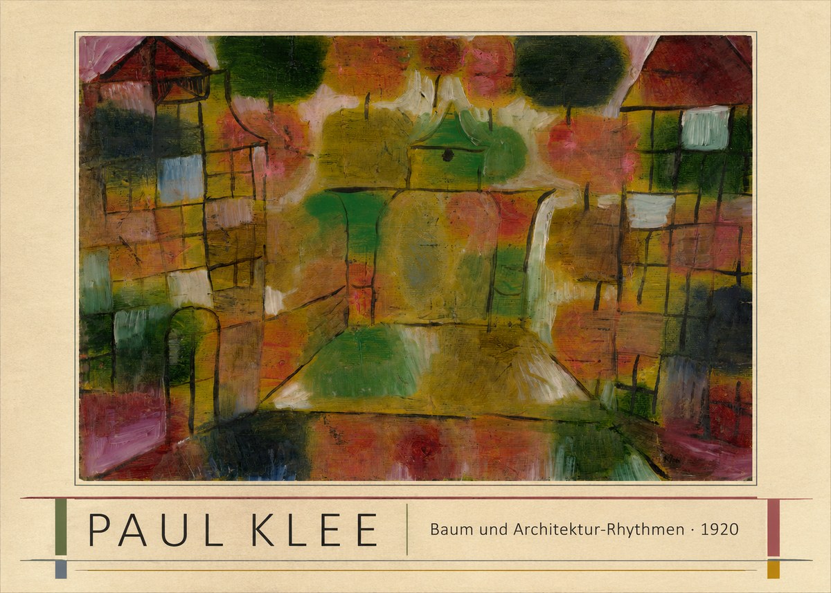 Paul Klee Baum Und Architektur-rhythmen No1 - Plakát