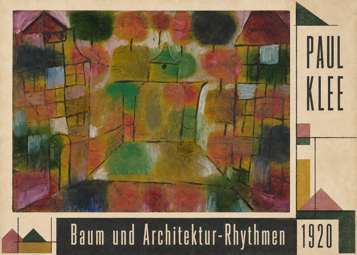 Paul Klee Baum Und Architektur-rhythmen No6 - Plakát