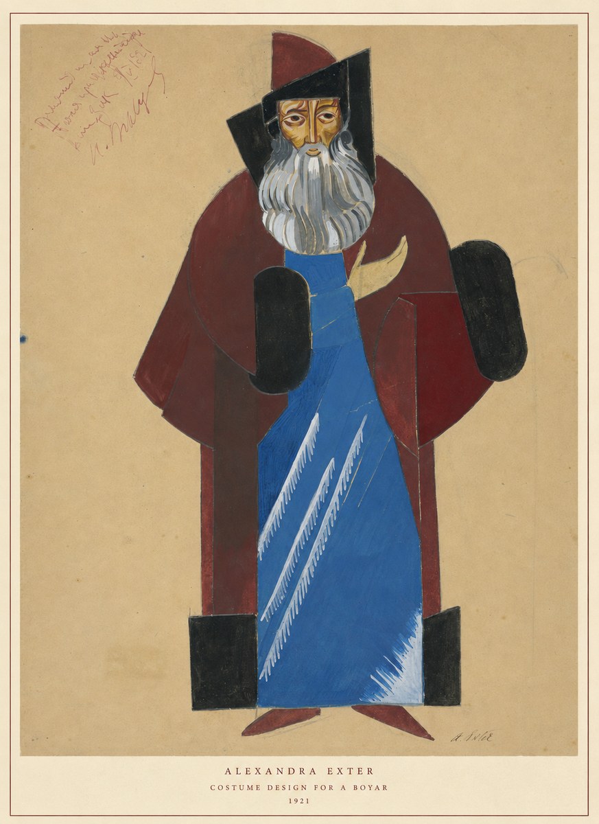 Alexandra Exter Costume Design for a Boyar No6 - Plakát