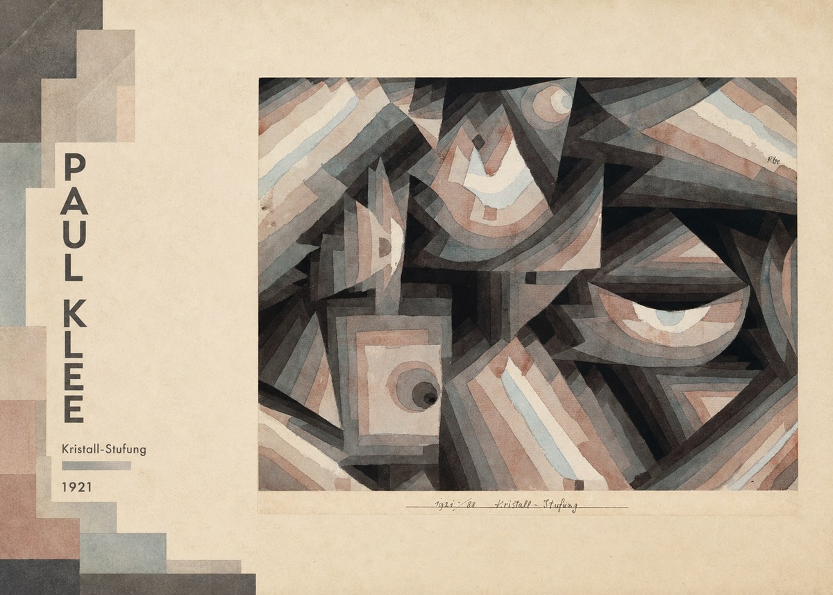 Paul Klee Kristall-stufung I No2 - Plakát