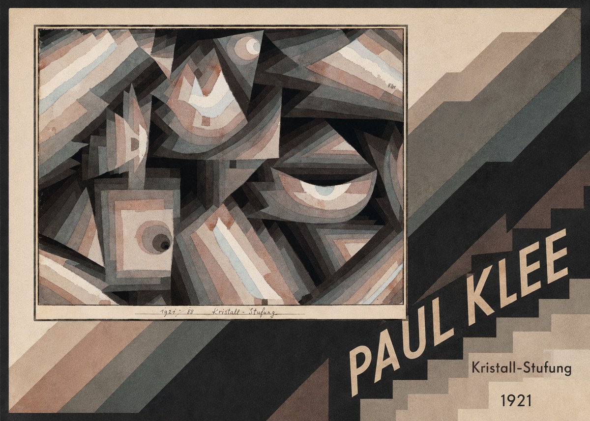 Paul Klee Kristall-stufung I No3 - Plakát