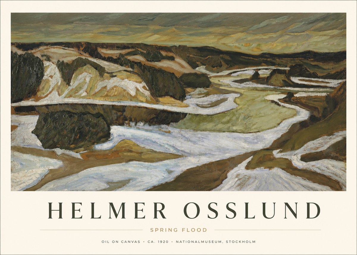 Helmer Osslund Spring Flood No1 - Plakát
