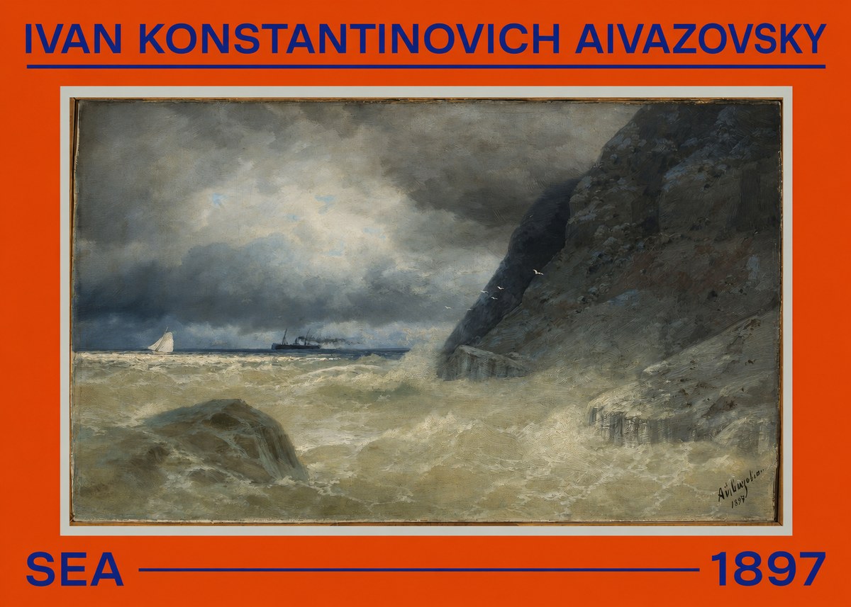 Ivan Konstantinovich Aivazovsky Sea No2 - Plakát
