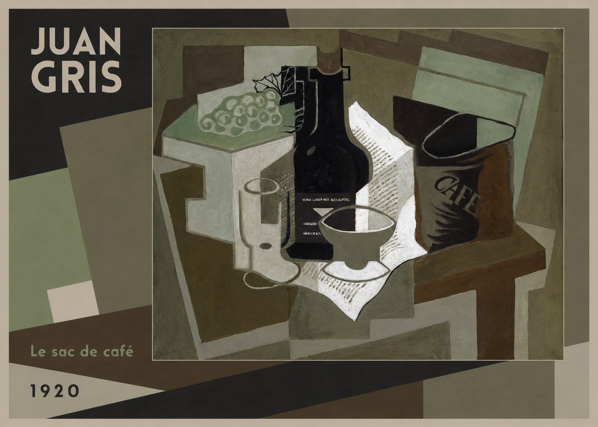 Juan Gris Le Sac De Café No2 - Plakát